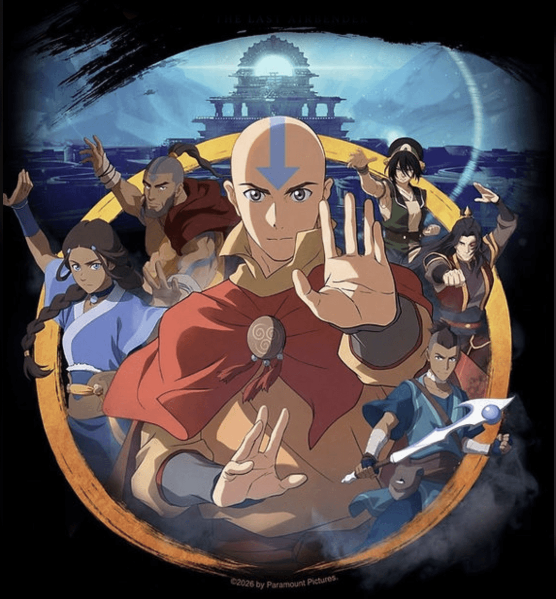 Official poster for Avatar Aang: The Last Airbender