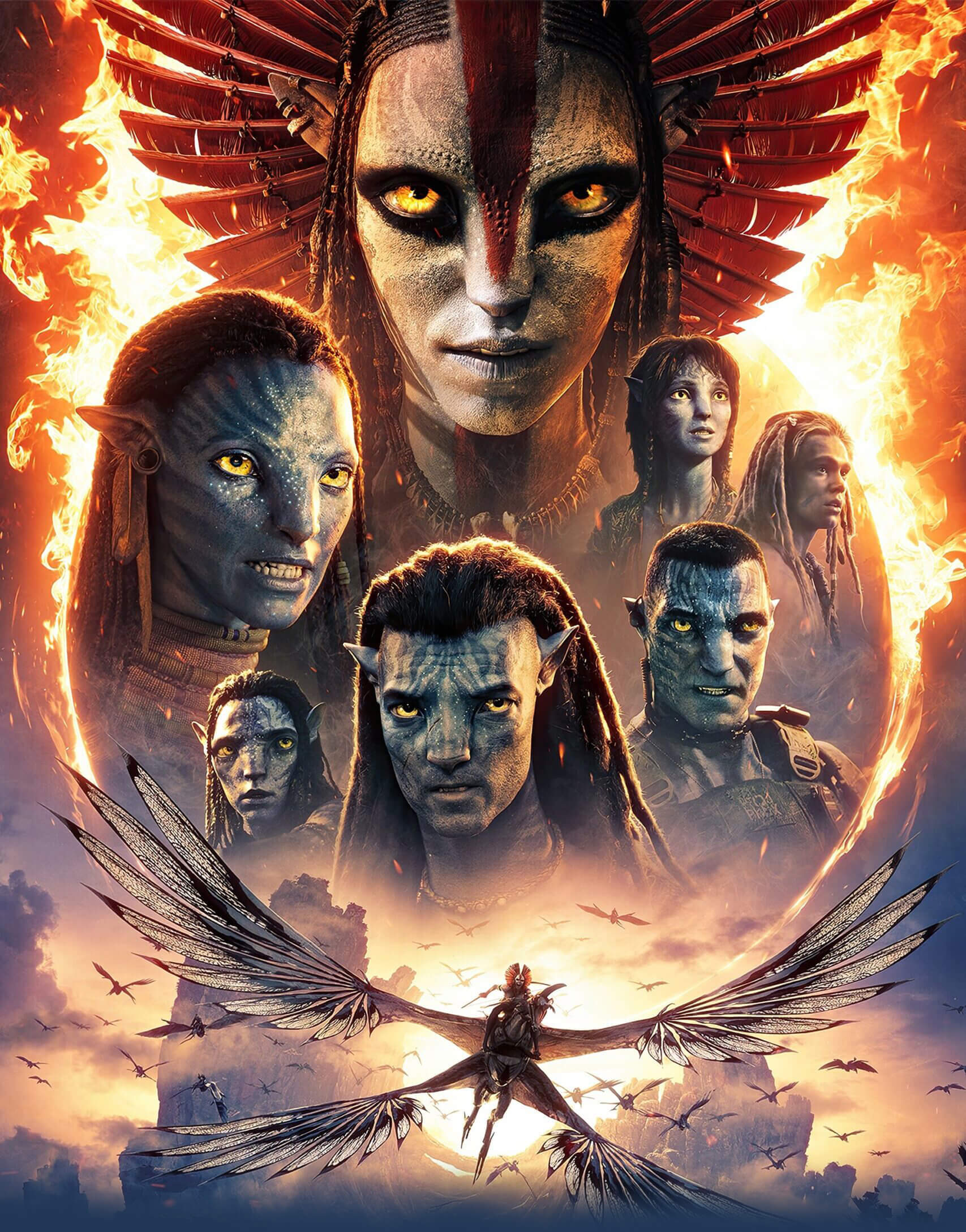 Official poster for Avatar: Fire And Ash