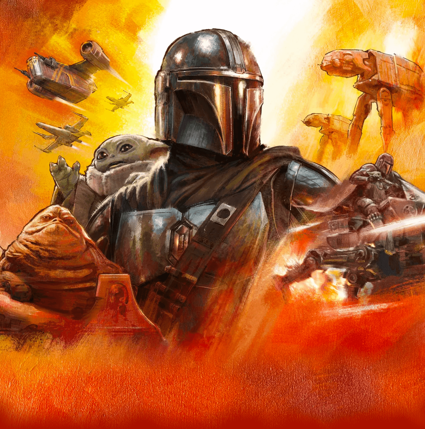 Official poster for The Mandalorian And Grogu